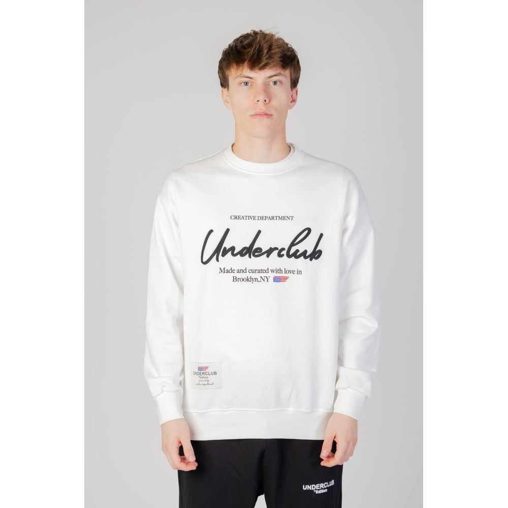 Underclub White Cotton Sweatshirt