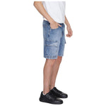 Antony Morato Blue Cotton Bermuda AN-13379800176-W30