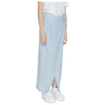 Vero Moda Light Blue Linen Skirt VE-13394500307-IT36|XXS
