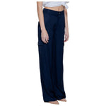 Street One Blue Viscose Pant ST-14205200010-W38 | L32