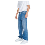Replay Blue Cotton Relaxed Fit Jean RE-14826200176-W32 | L32