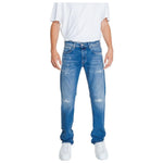 Replay Blue Cotton Relaxed Fit Jean RE-14826400010-W40 | L34