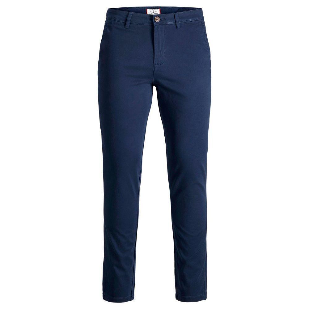 Jack Jones Blue Cotton Skinny Pant JA-2750500128-W28 | L30