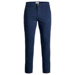 Jack Jones Blue Cotton Skinny Pant JA-2750500128-W28 | L30