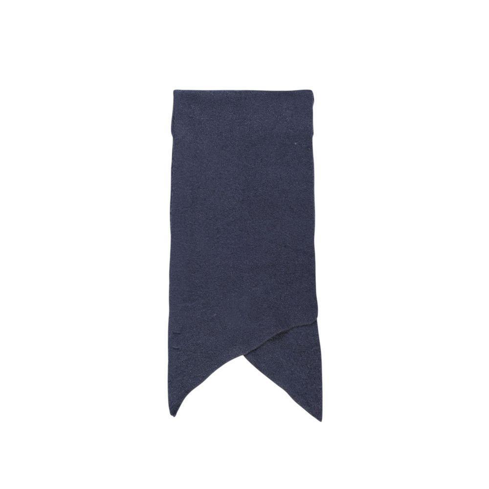 Pieces Blue Recycled Polyester Scarf PI-14837400010-ONE SIZE