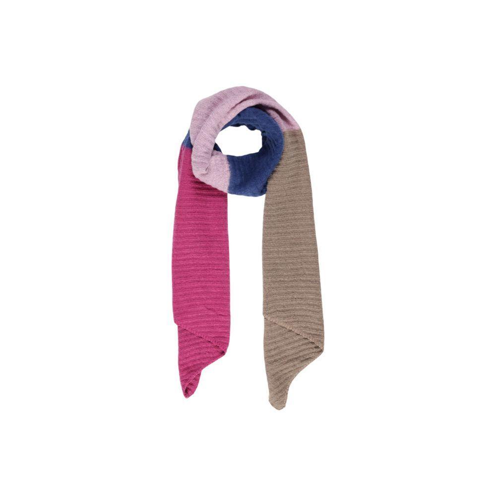 Pieces Blue Recycled Polyester Scarf PI-15562400010-ONE SIZE