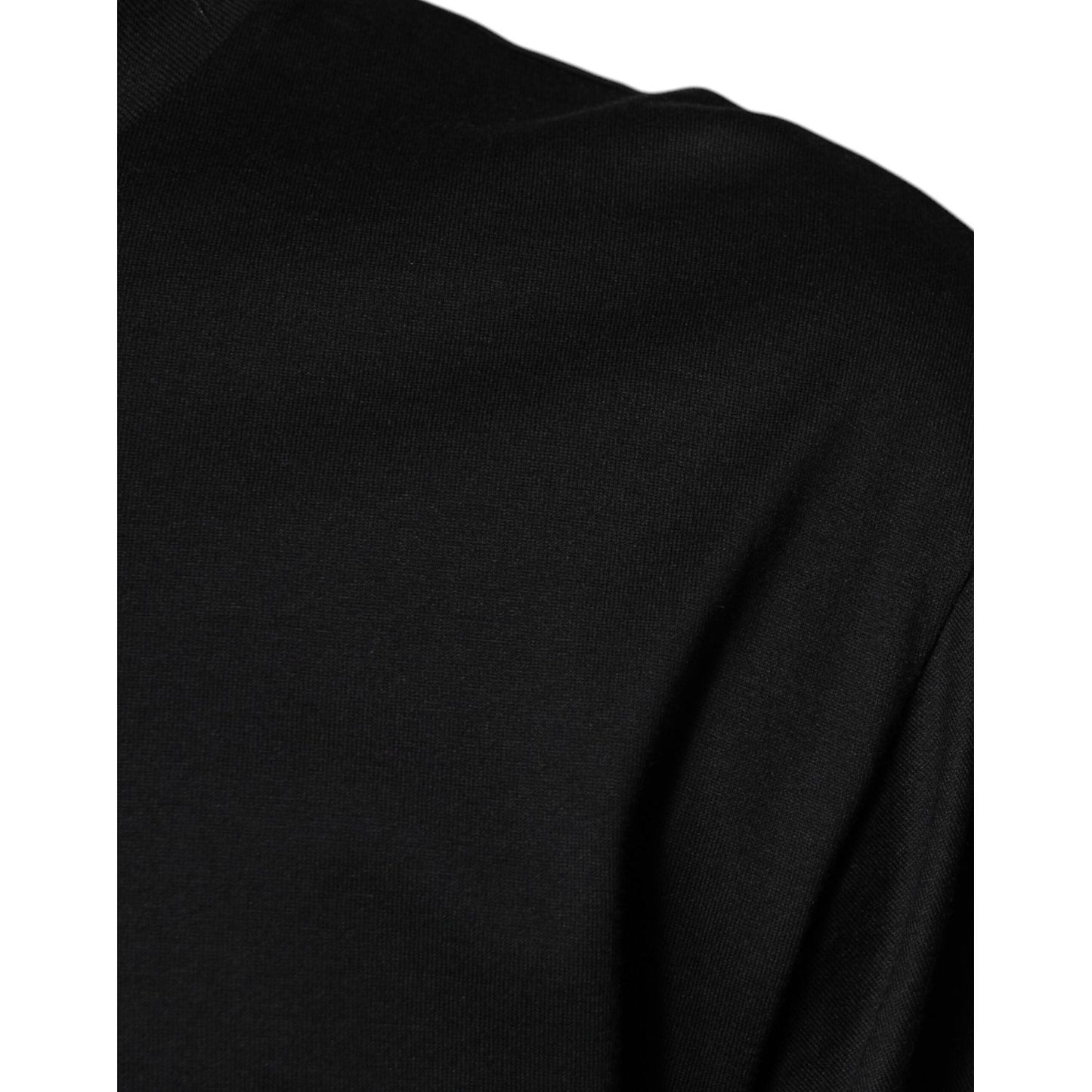 Dolce & Gabbana Black Cotton Crew Neck Short Sleeves T-shirt TSH87324-52