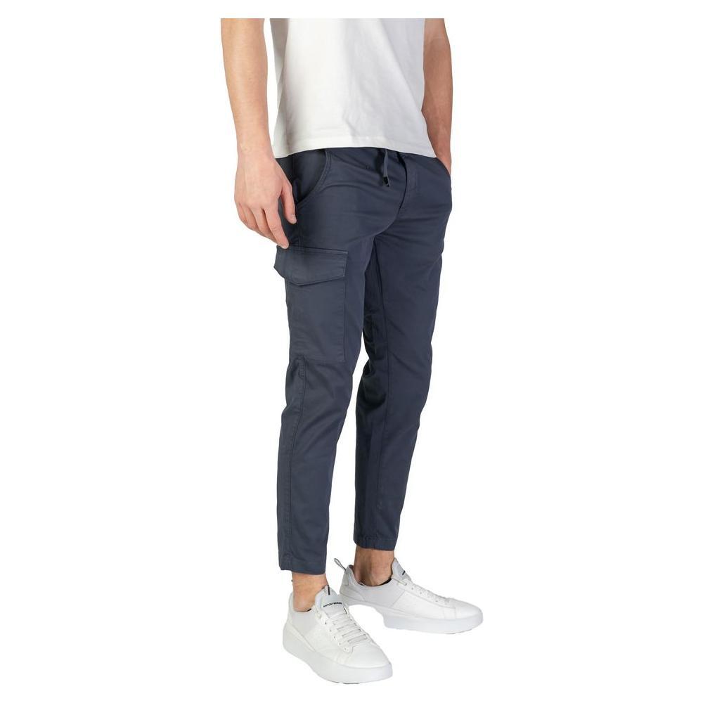 Refrigiwear Blue Cotton Pant RE-15823000010-W29