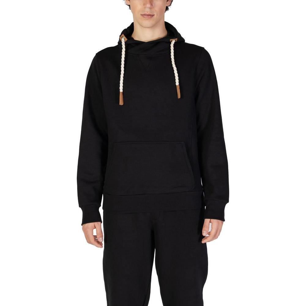 Hydra Clothing Black Cotton Hoody HY-15740300009-IT46 | M