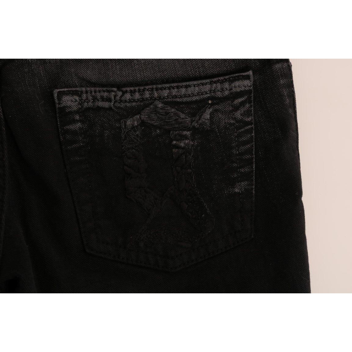 John Galliano Gray Wash Cotton Stretch Regular Fit Jeans BYX1171#2-2
