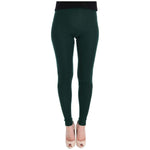 Dolce & Gabbana Green Cashmere Stretch Tights SIG32058-6