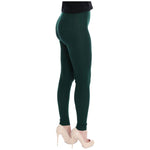 Dolce & Gabbana Green Cashmere Stretch Tights SIG32058-6