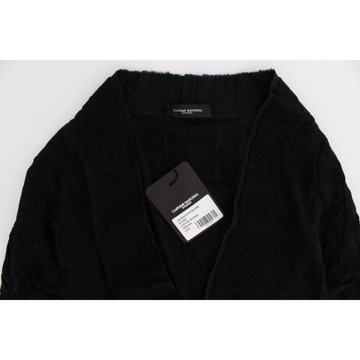 Costume National Black Fine Wool Button Cardigan SIG17806-3