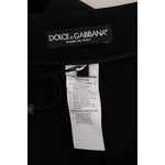 Dolce & Gabbana Black Wool Stretch Crystal Pants PAN60786-1
