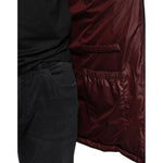 Dolce & Gabbana Black Nylon Hooded Puffer Men Coat Jacket