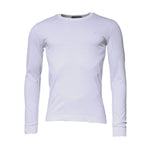 Dolce & Gabbana White Crown Crew Neck Cotton Pullover Sweater TSH87421-44