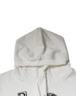 Dolce & Gabbana White Caesar Cotton Hooded Pullover Sweater TSH87568-44