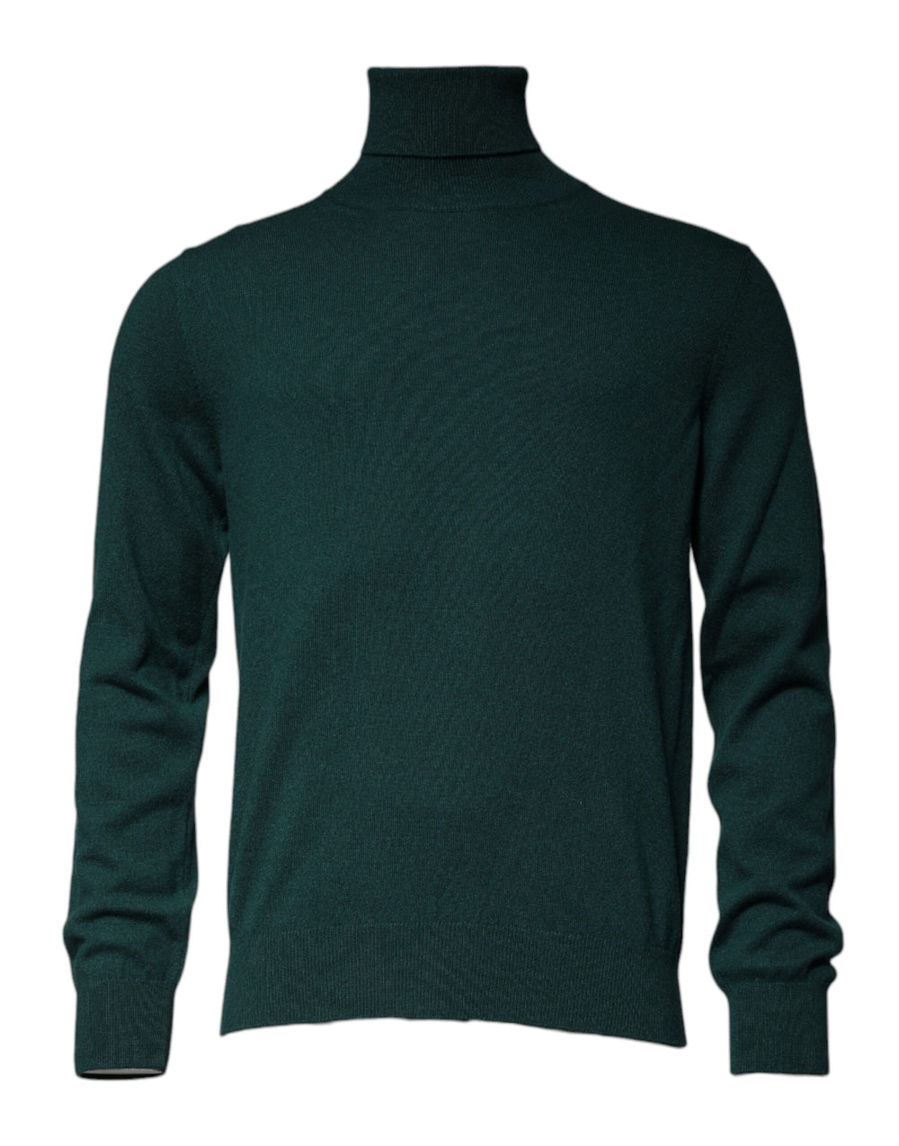 Dolce & Gabbana Green Cashmere Turtleneck Men Pullover Sweater TSH87580-50