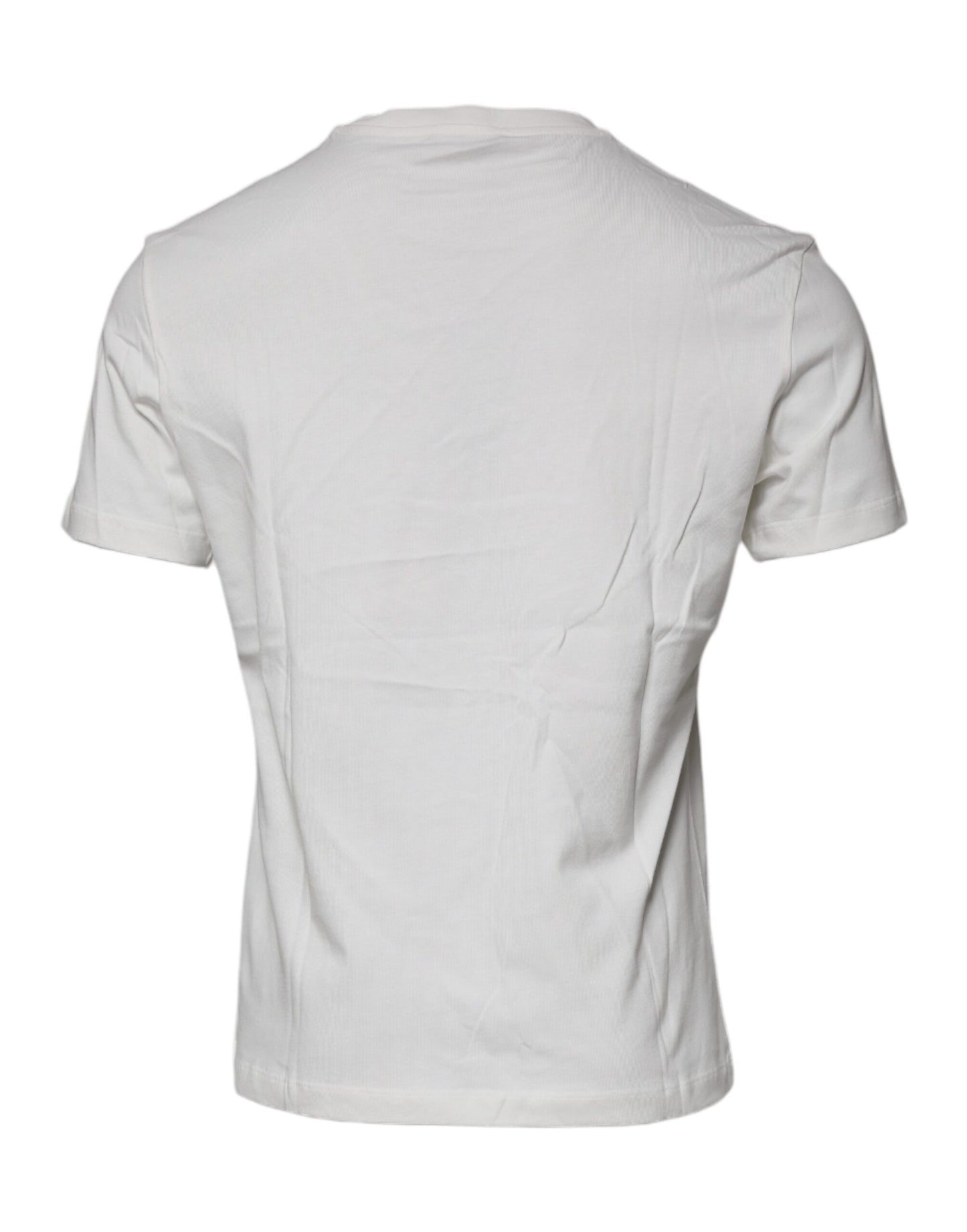 Versace White Medusa Print Cotton Crew Neck T-shirt TSH87195-50