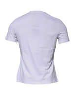 Versace White Medusa Print Cotton Crew Neck T-shirt TSH87197-40