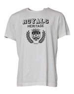 Dolce & Gabbana White Royals Heritage Cotton T-shirt TSH87230-54