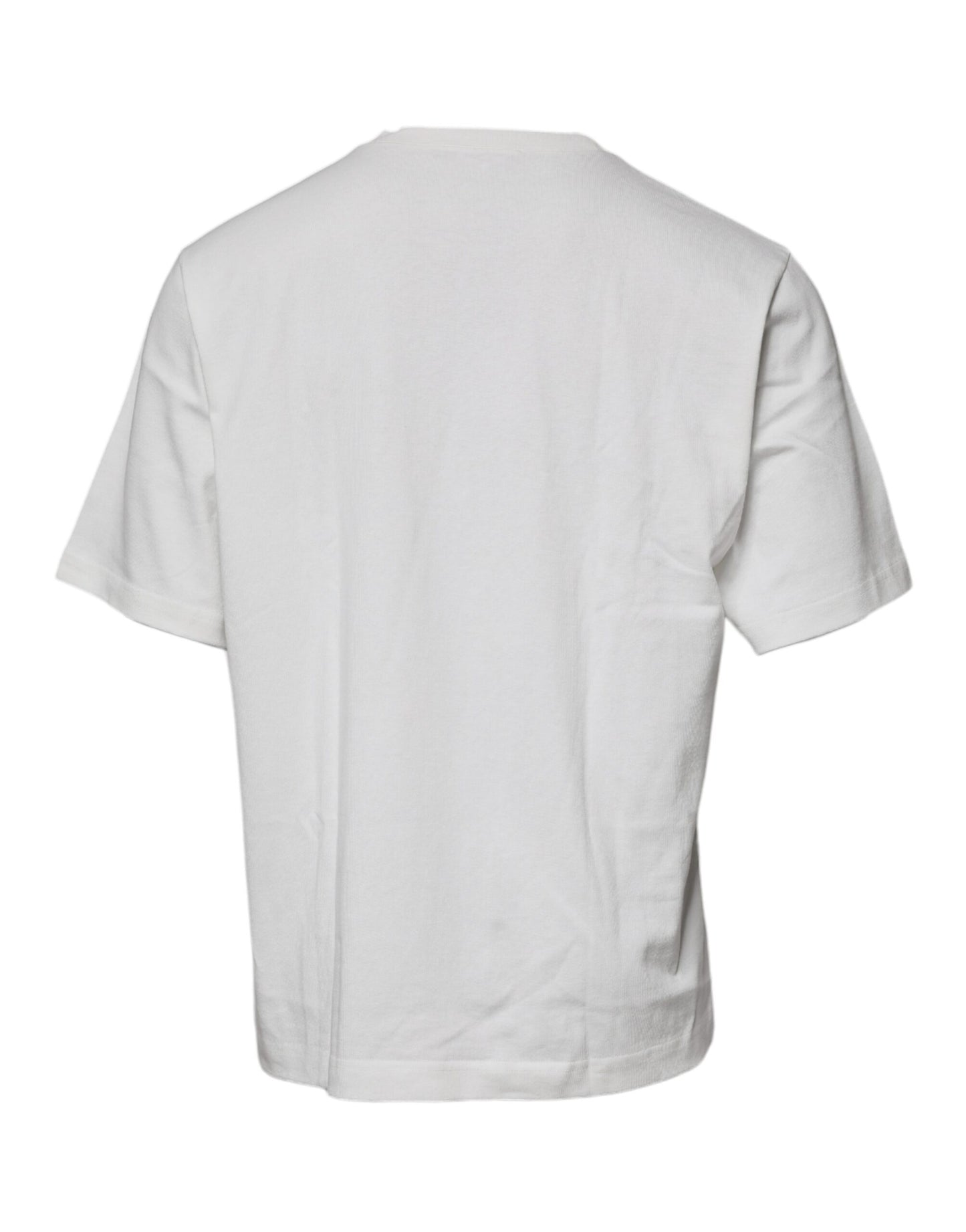 Dolce & Gabbana White DG Logo Crew Neck Short Sleeves T-shirt TSH87257-48
