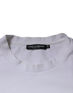 Dolce & Gabbana White DG Logo Crew Neck Short Sleeve T-shirt TSH87259-44