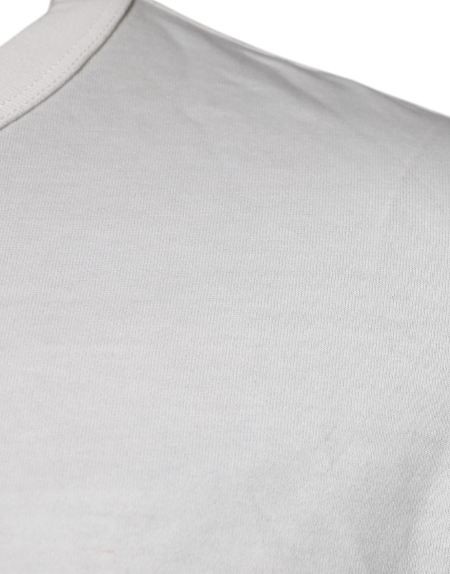 Dolce & Gabbana White DG Logo Cotton Crew Neck T-shirt TSH87377-50