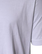 Dolce & Gabbana White Cotton Crew Neck Short Sleeves T-shirt TSH87404-48