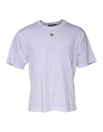 Dolce & Gabbana White DG Logo Crew Neck Short Sleeve T-shirt TSH87408-48