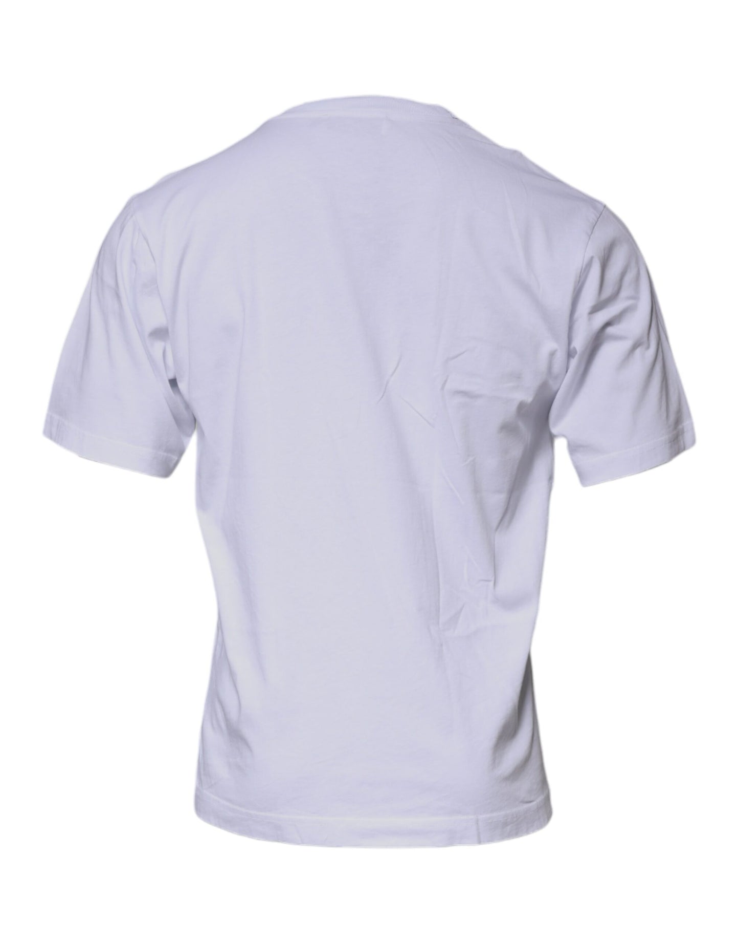 Dolce & Gabbana White DG Logo Cotton Crew Neck T-shirt TSH87410-54