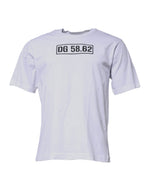 Dolce & Gabbana White DG Logo Cotton Crew Neck T-shirt TSH87413-44