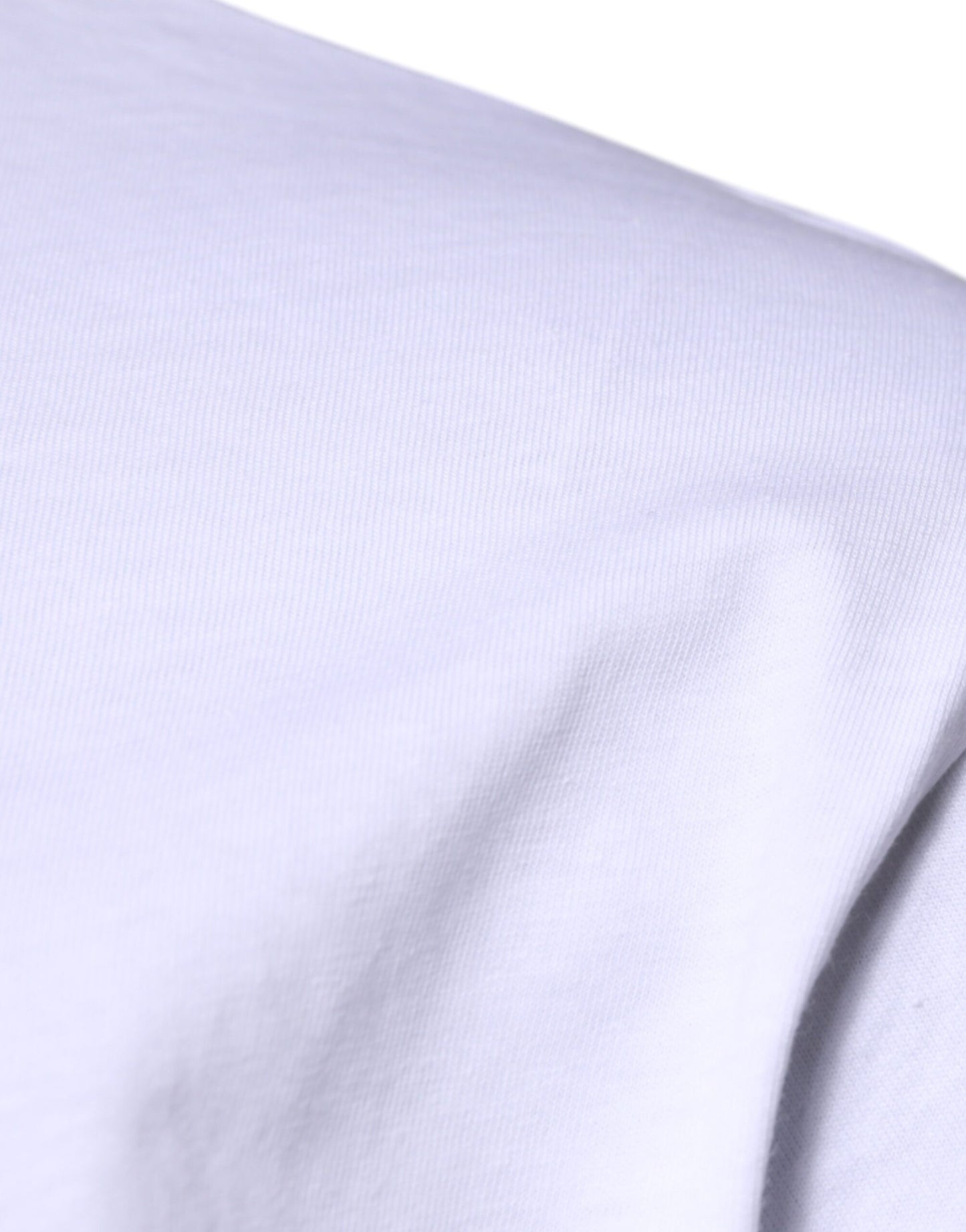 Dolce & Gabbana White DG Logo Cotton Crew Neck T-shirt TSH87413-44
