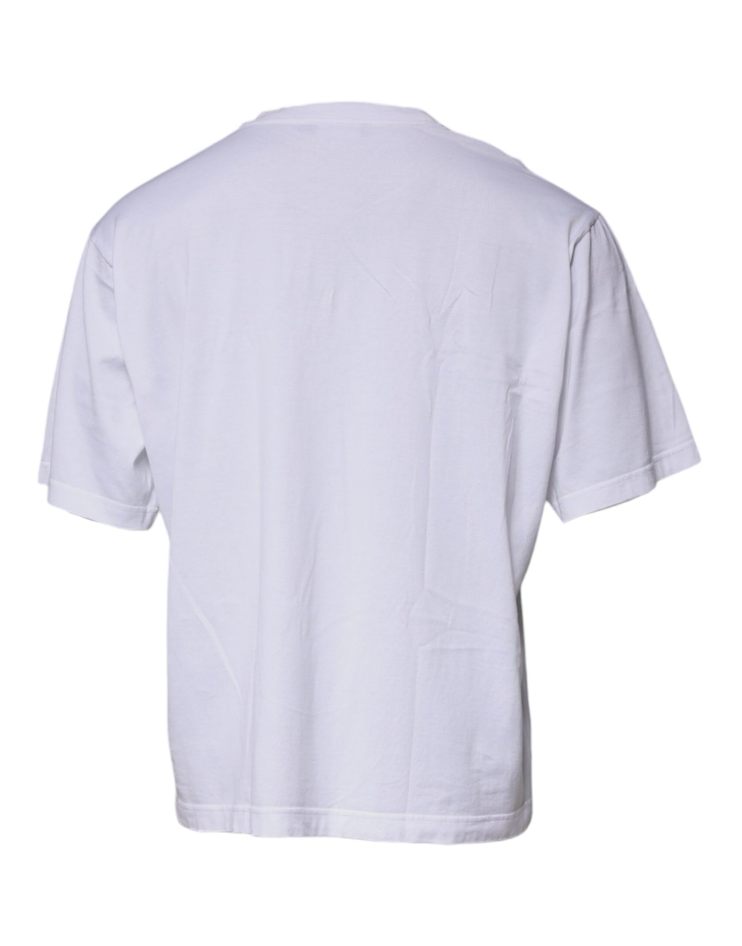 Dolce & Gabbana White DG Logo Crew Neck Short Sleeve T-shirt TSH87420-58