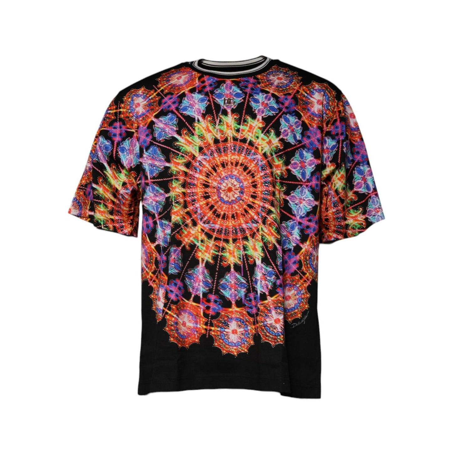 Dolce & Gabbana Multicolor Kaleidoscope Men Short Sleeves T-shirt TSH87490-58