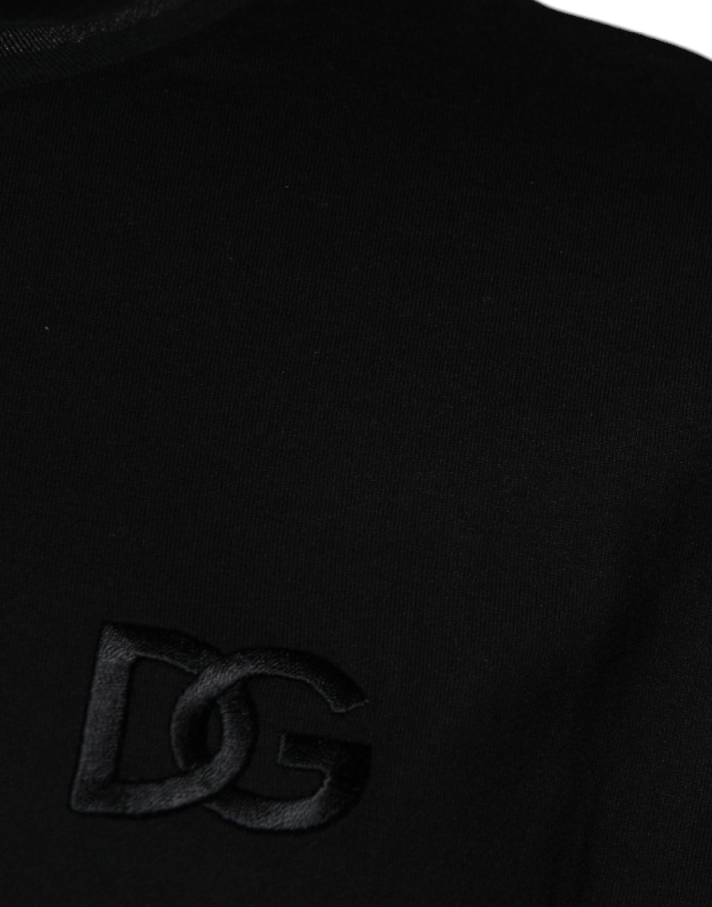 Dolce & Gabbana Black Crew Neck Short Sleeve T-shirt TSH87510-56