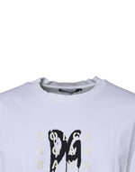 Dolce & Gabbana White DG Logo Cotton Crew Neck T-shirt TSH87521-50