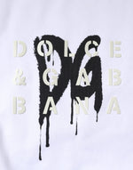 Dolce & Gabbana White DG Logo Cotton Crew Neck T-shirt TSH87521-50