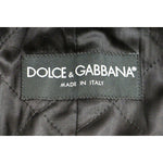Dolce & Gabbana Gray Double Breasted Coat Jacket GJH10806-1
