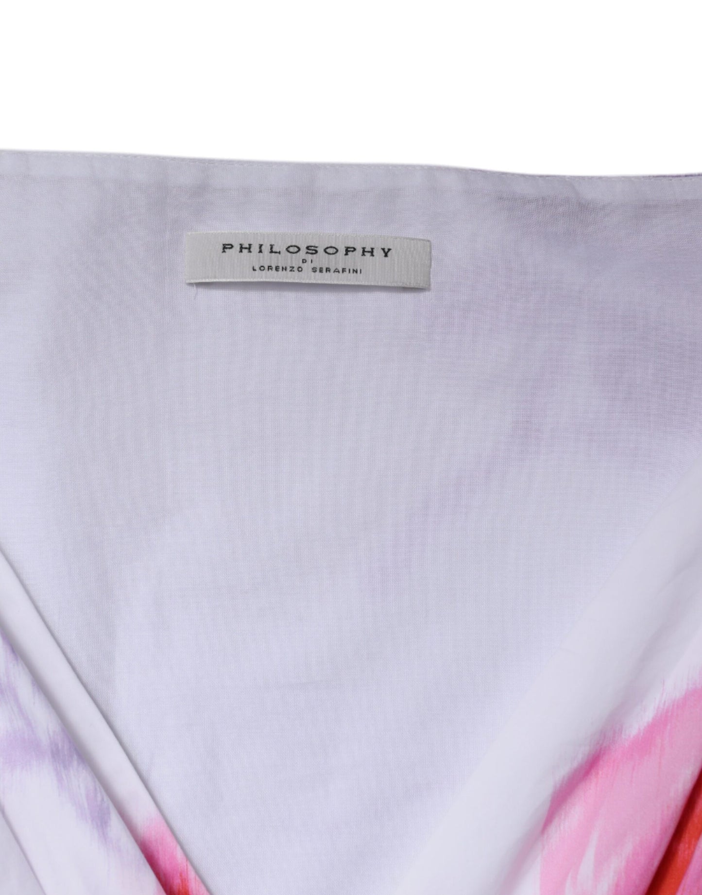 Philosophy White Floral Cotton Maxi Dress DR281379-42