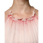 Alberta Ferretti Pink Sleeveless Pleated A-line Maxi Dress DR281411-42