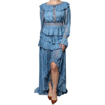 Philosophy Blue Layered Long Sleeve Dress DR281420-40