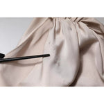Christian Pellizzari Beige One Shoulder Asymmetric Drape Dress DR281425-40