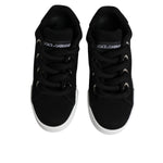 Dolce & Gabbana Black Portofino Low Top Sneakers Shoes LA12255-37