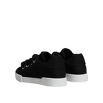 Dolce & Gabbana Black Portofino Low Top Sneakers Shoes LA12255-37