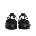 Dolce & Gabbana Black D&G AMORE Low Top Sneakers Shoes LA12259-37