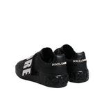 Dolce & Gabbana Black D&G AMORE Low Top Sneakers Shoes LA12259-37