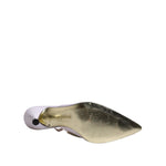 Dolce & Gabbana White Strass Crystal Slingbacks Pumps Shoes LA12279-40