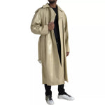 Bottega Veneta Beige Lambskin Leather Trench Coat Jacket JKT4063-48
