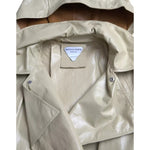 Bottega Veneta Beige Lambskin Leather Trench Coat Jacket JKT4063-48